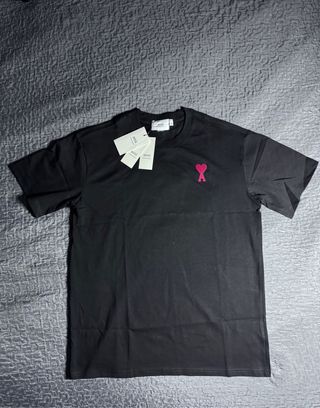 T-shirt AMI nera tg.M nuova