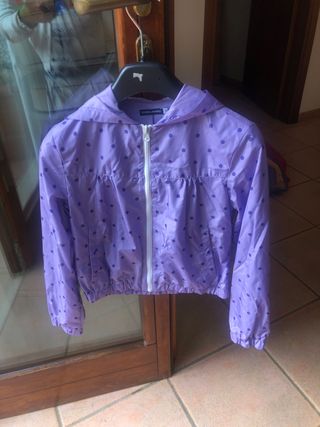 Giubbino lilla bambina 10/12 anni come nuovo