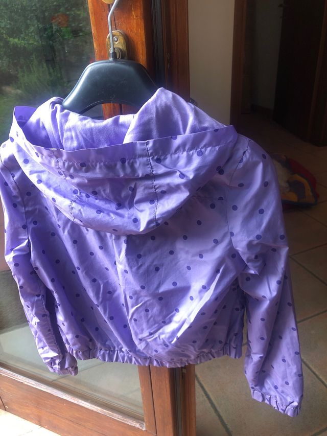 Giubbino lilla bambina 10/12 anni come nuovo