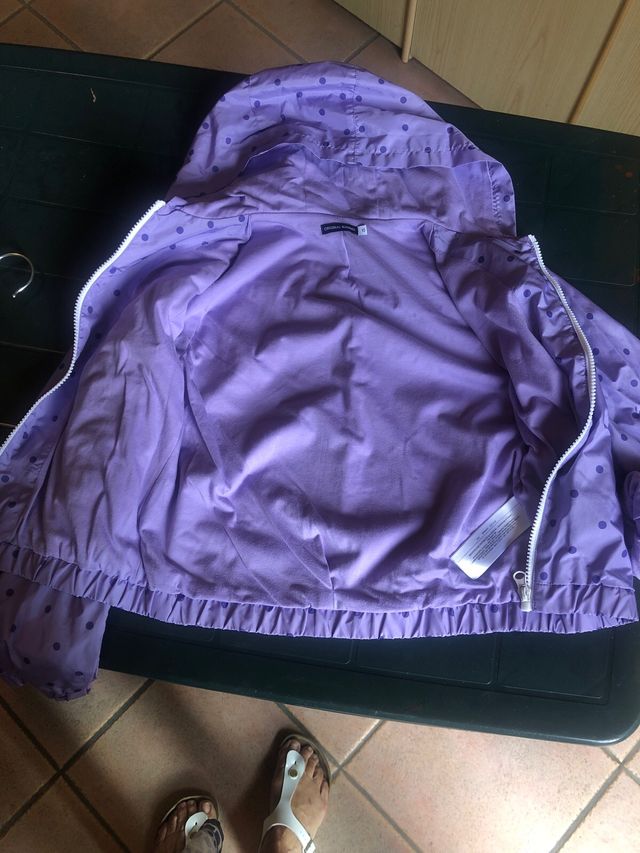 Giubbino lilla bambina 10/12 anni come nuovo
