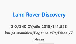 Land Rover Discovery 2018