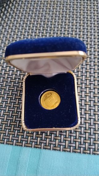 Moneda Oro Caciques Venezuela 6g