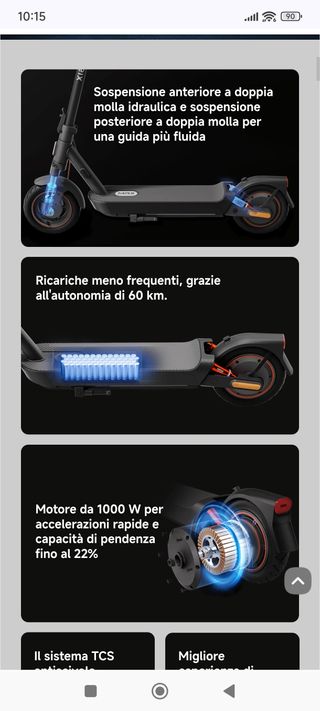 Monopattino Elettrico Xiaomi 5 Max