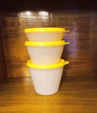 3 Recipientes Tupperware c/Tampa