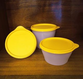 3 Recipientes Tupperware c/Tampa