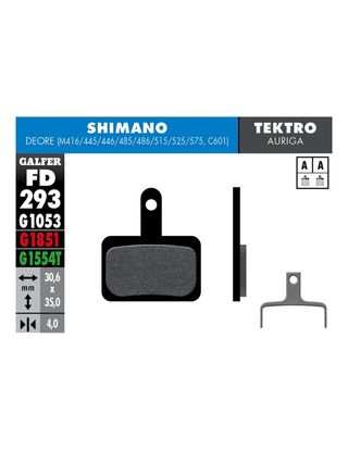 ⭐GALFER⭐3️⃣ PARES* Pastillas - SHIMANO