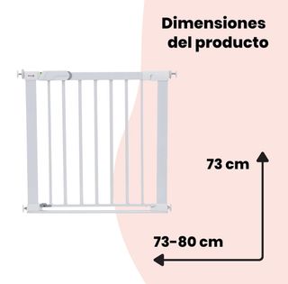 Safety 1st FLAT STEP Puerta de seguridad 73-80 cm