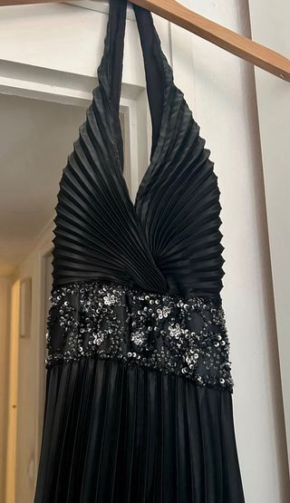 Vestido largo fiesta negro