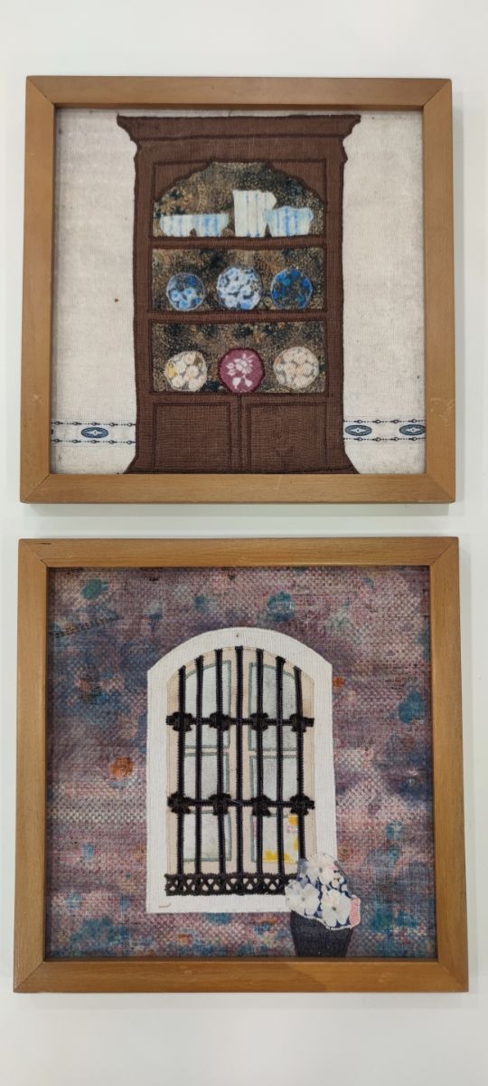 2 Cuadros Bordados - Artesanía