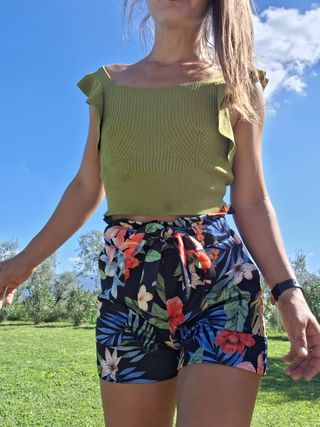 Shorts estivi floreali S