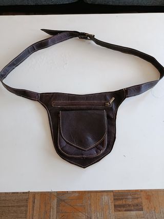 Riñonera Marrón Piel