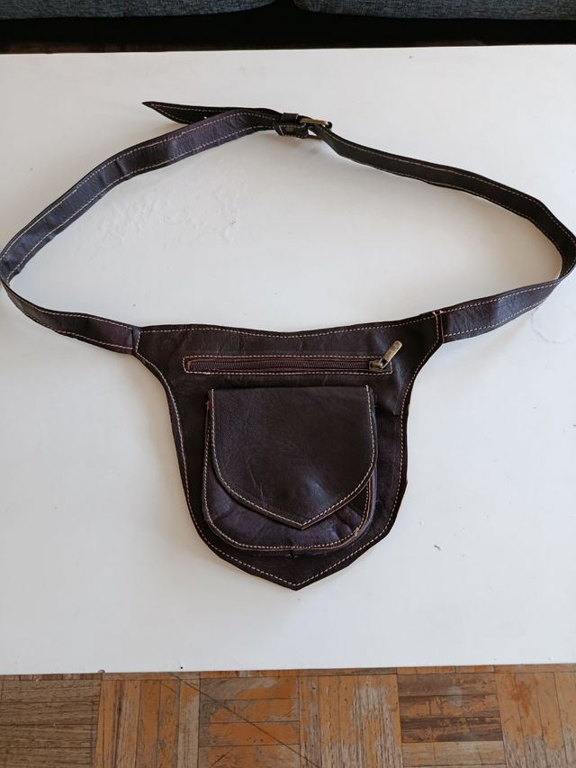 Riñonera Marrón Piel