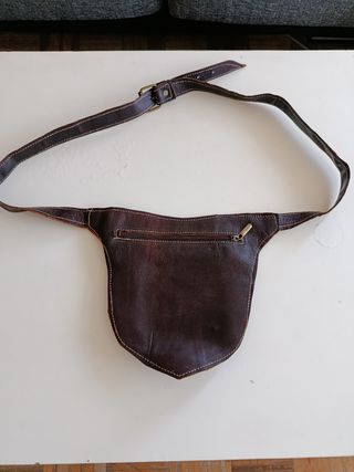 Riñonera Marrón Piel