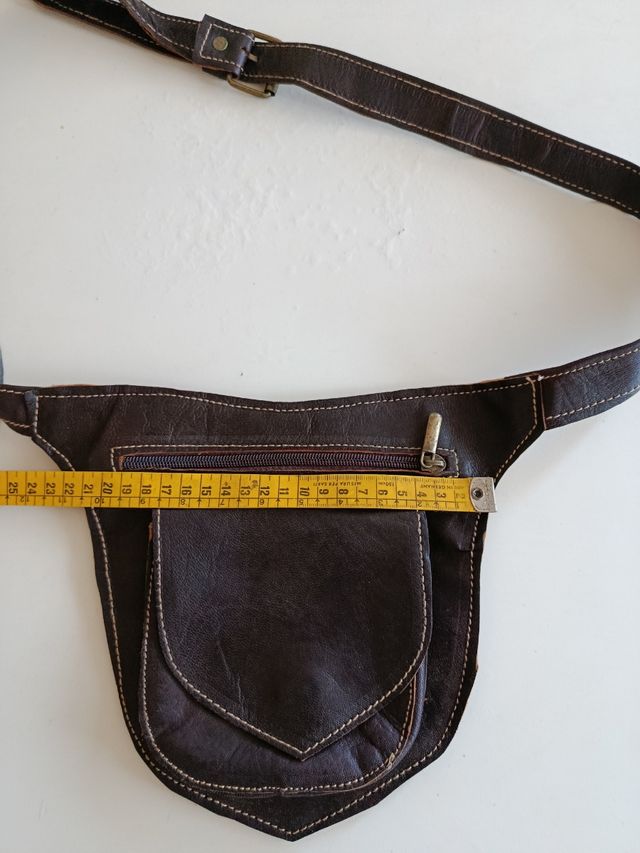 Riñonera Marrón Piel