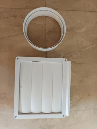 Tubos PVC: Extractor, ventanilla Salida y empalme 