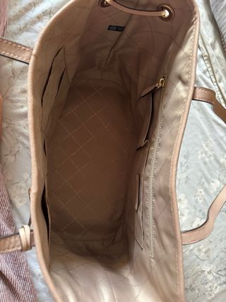 Bolso Michael Kors - Beige y Rojo