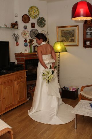 Vestido novia Jesús Peiro talla 44