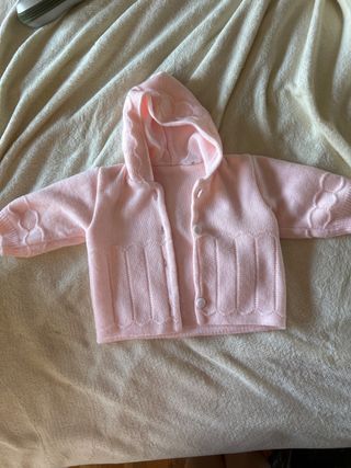 Chaqueta bebé niña rosa - Talla M