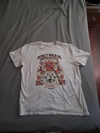Camiseta blanca M - Diseño mágico