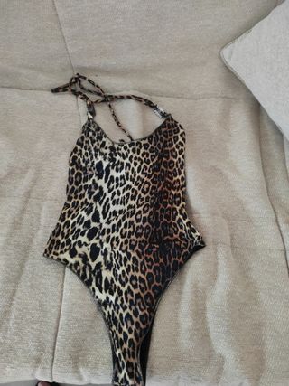 Tezuk Costume intero leopardato taglia Unica