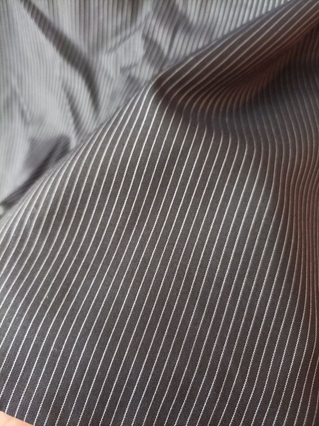 Americana azul oscuro rayas