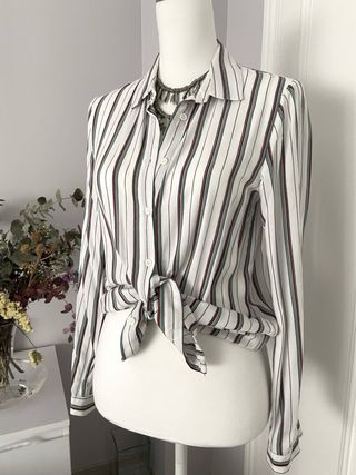 Camisa Lefties rayas blanca T-S