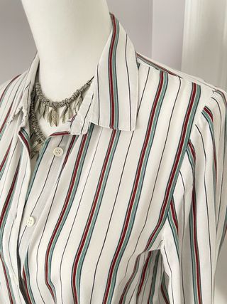 Camisa Lefties rayas blanca T-S