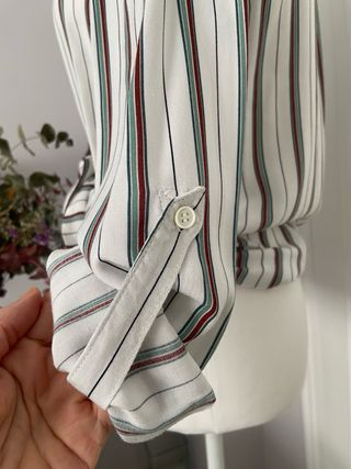 Camisa Lefties rayas blanca T-S