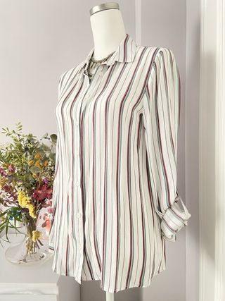 Camisa Lefties rayas blanca T-S