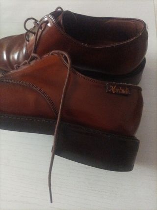 Zapatos Piel Marrón - Suela Goma