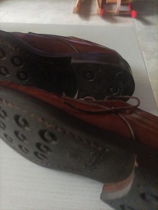 Zapatos Piel Marrón - Suela Goma