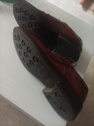 Zapatos Piel Marrón - Suela Goma