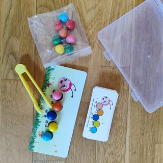 Lote puzzle y juego gusanito 
