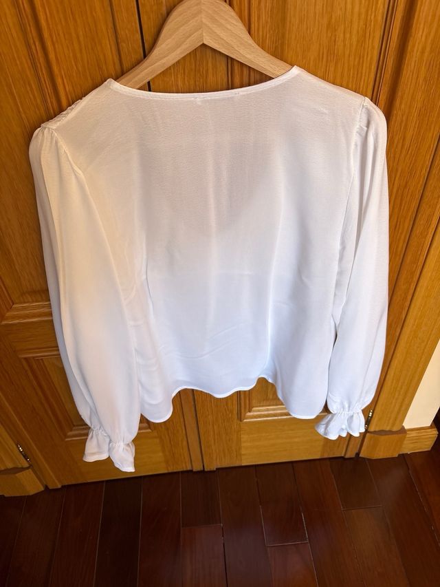 Blusa blanca mujer talla L
