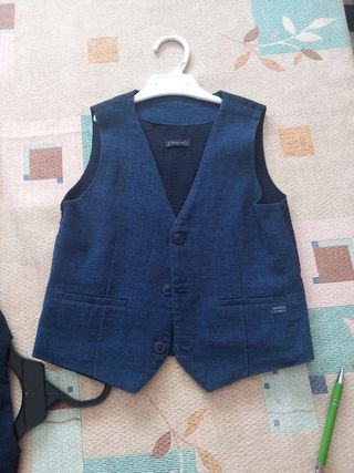 Chaleco niño 6 años - Azul marino