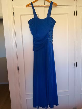 Vestido fiesta boda color azul real
Tala 48 
