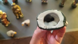 Belén de porcelana 27 piezas pintado a mano