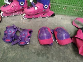 Patines niña + protecciones