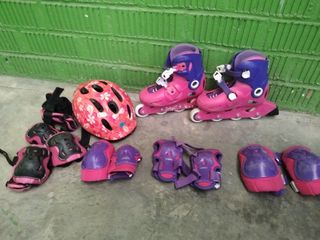 Patines niña + protecciones