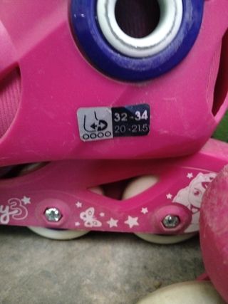 Patines niña + protecciones