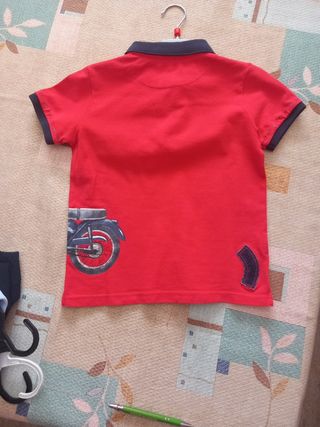 Polo niño talla 7 - Moto