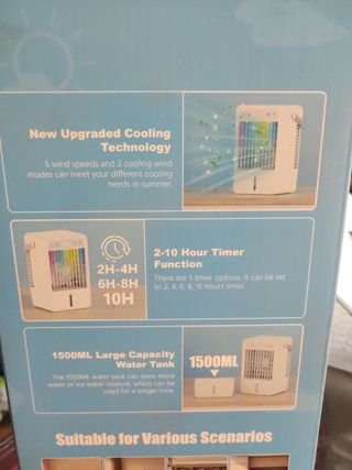 Aire acondicionado portátil - 1500ml