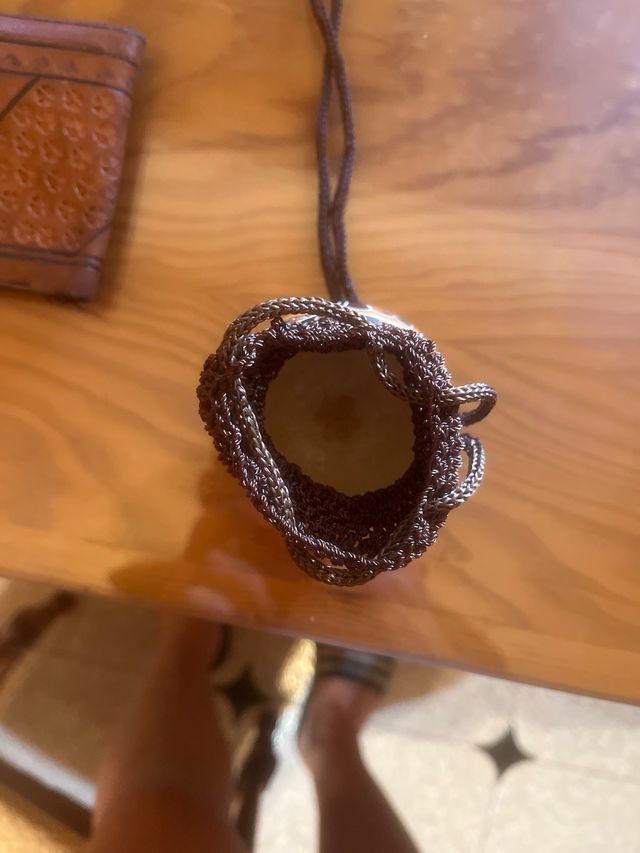 Artesanía Peruana: Cartera de calabaza