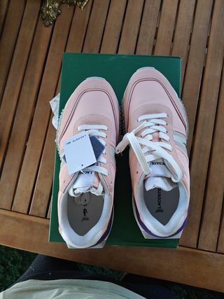 Zapatillas Lacoste L-Spin rosa