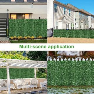 1x15M Siepe artificiale Edera finta Recinzione