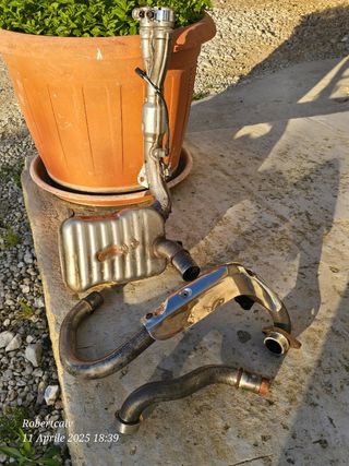 Honda Transalp XL 700 Collettori, Catalizzatore 