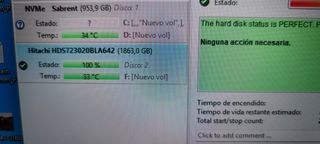 Disco Duro Hitachi 2 tb