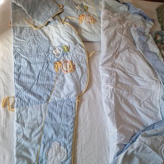 Cuna bebé - Edredón, protector cuna