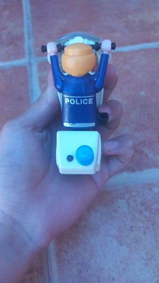 Moto Policía Playmobil