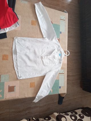 Camisa blanca niño talla 8